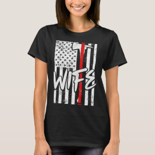 Firefighter Wife Fireman s Wife women s thin red l T-Shirt