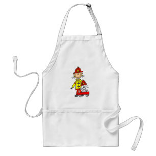Firefighter with Dalmation Tshirts and Gifts Standard Apron