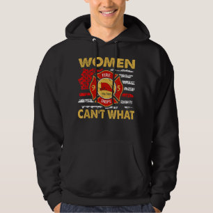 Firefighter Women Gift 911 Rescue Firefighter  Hoodie