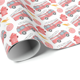 Firefighter Wrapping Paper