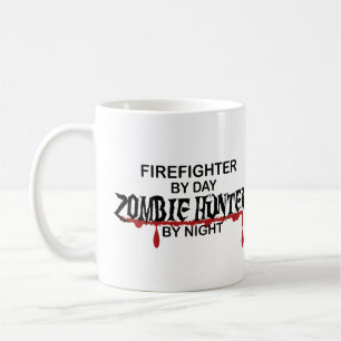 Firefighter Zombie Hunter Coffee Mug