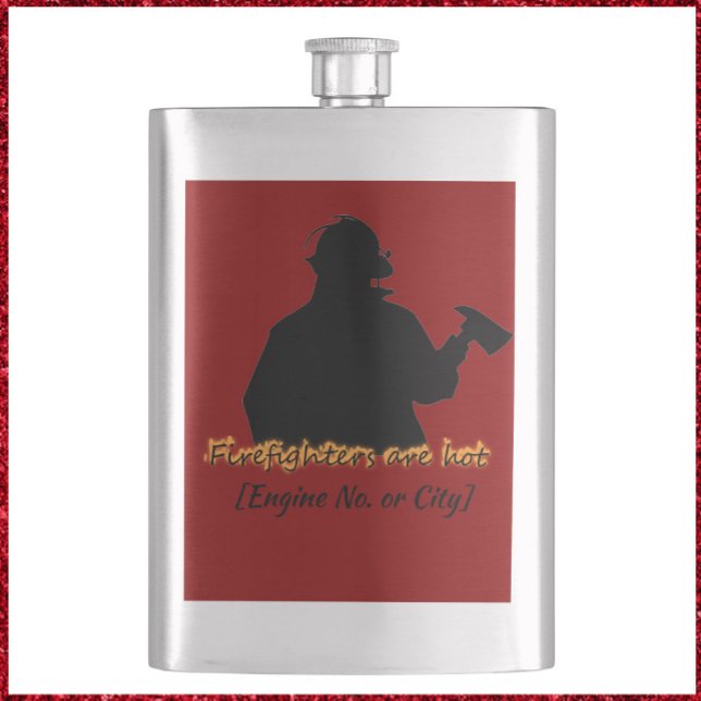 Firefighters Are Hot  Hip Flask (Creator Uploaded)