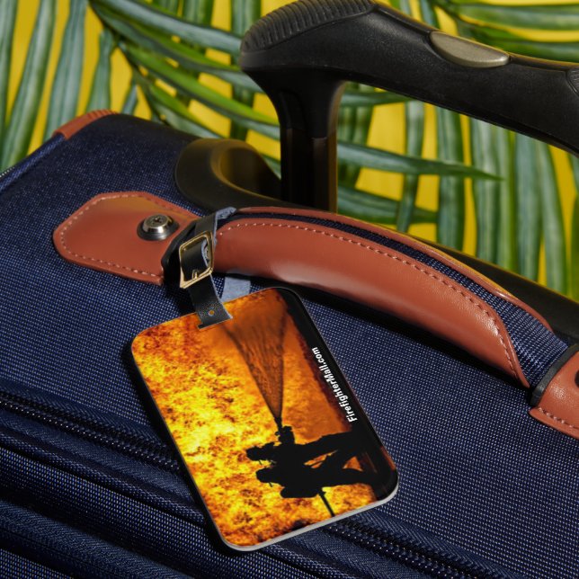 Firefighters Attack Luggage Tag (Front Insitu 1)