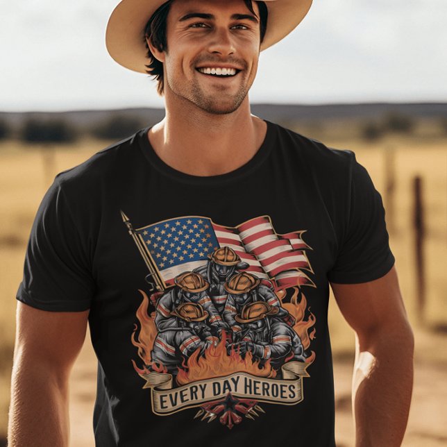 Firefighters Battling Blaze T-Shirt (Creator Uploaded)