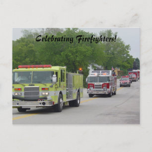 Firefighter's Celebration Postcard
