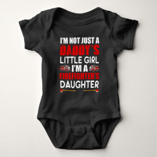 Firefighter's Daughter Baby Bodysuit