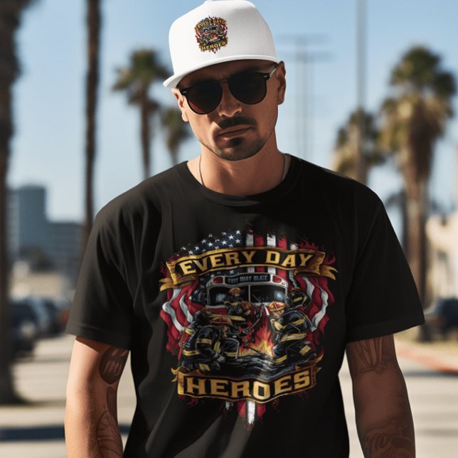 Firefighters Fighting Blaze T-Shirt (Creator Uploaded)