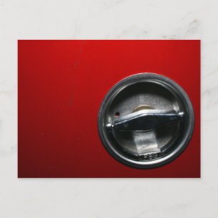 Firefighters : Fire Hose Box Red Postcard