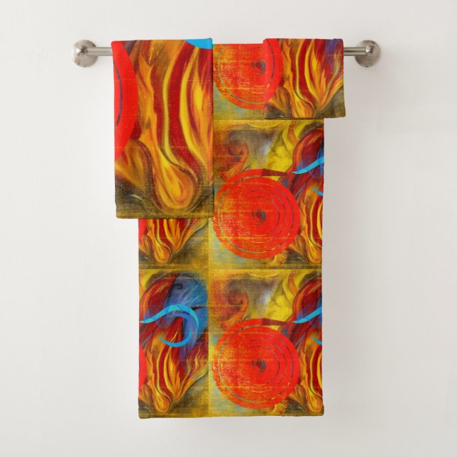 Firefighters Flare Bath Towel Set (Insitu)