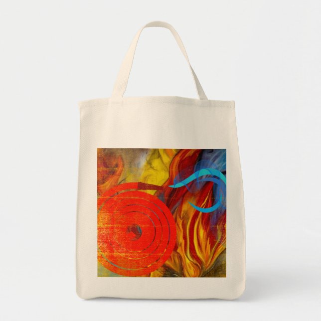 Firefighters Flare Tote Bag (Front)