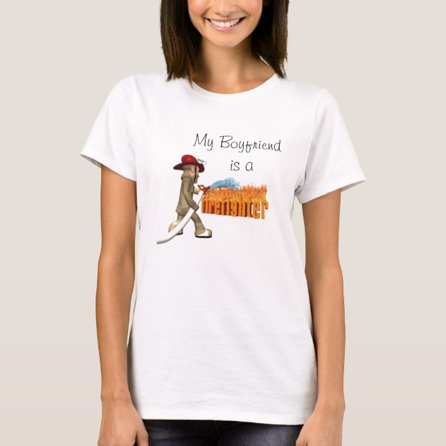 Firefighter's Girlfriend T-Shirt (Front)