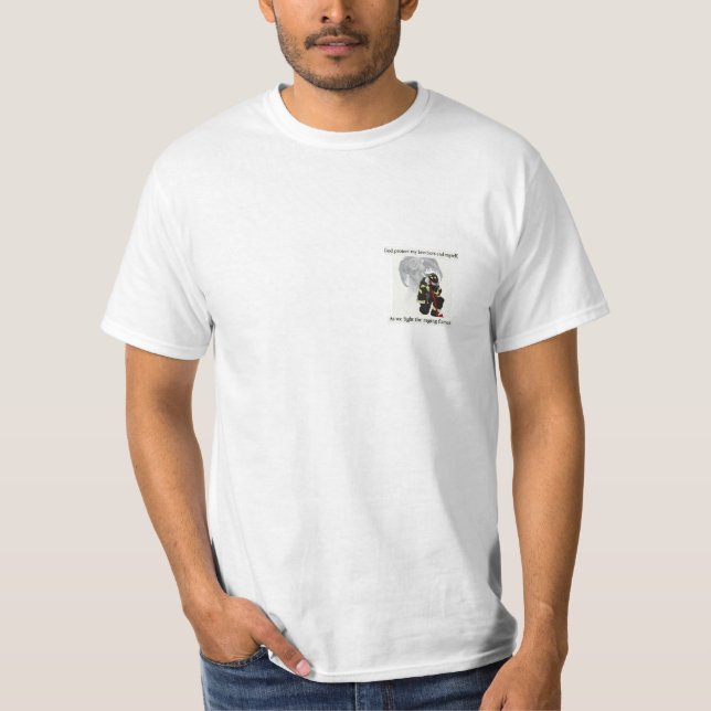Firefighter's Guardian Angel T-Shirt (Front)