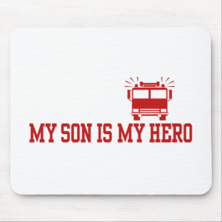 Firefighter's Mum Dad Mouse Pad