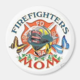Firefighter's Mum Magnet