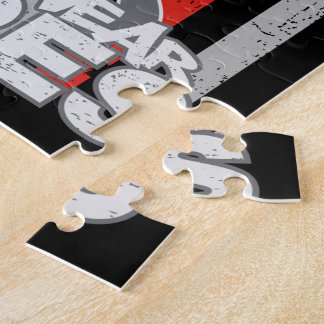 Firefighters Real Heroes Don't Wear Capes Jigsaw Puzzle
