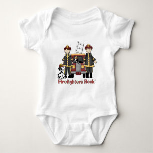 Firefighters Rock Baby Bodysuit