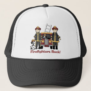 Firefighters Rock Trucker Hat