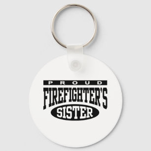 Firefighter's Sister Key Ring