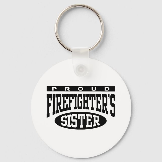 Firefighter's Sister Key Ring (Front)