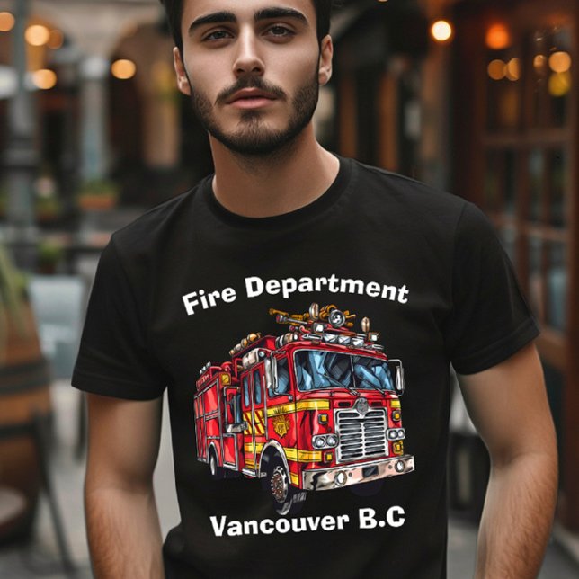 Firefighter's truck responds to an emergency T-Shirt (Creator Uploaded)