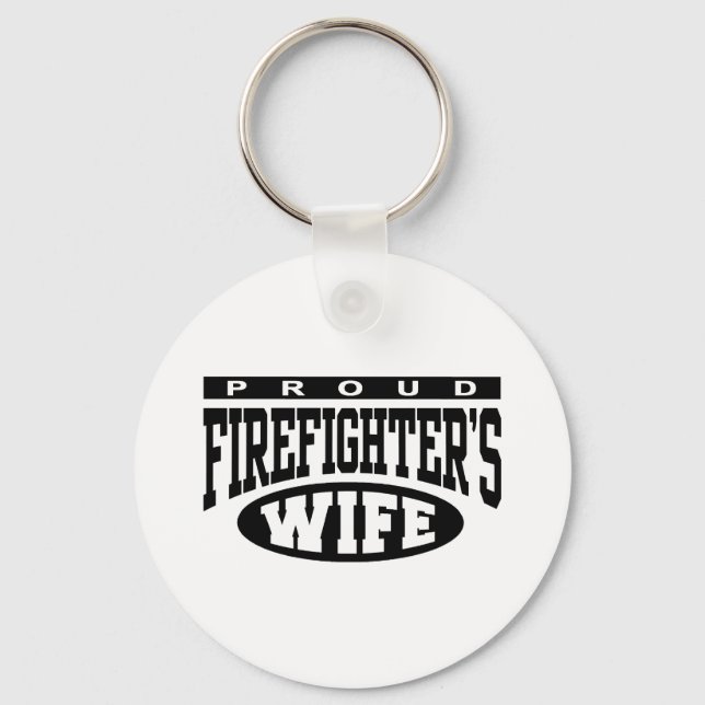 Firefighter's Wife Key Ring (Front)