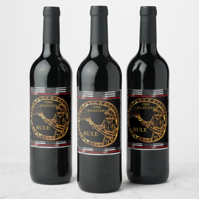 FIREFIGHTERS  WINE LABEL (Bottles)
