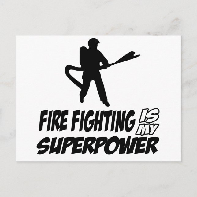 Firefighting designs postcard (Front)