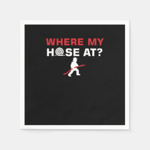 Firefighting Firetruck Fire Prevention Flames Wher Napkin