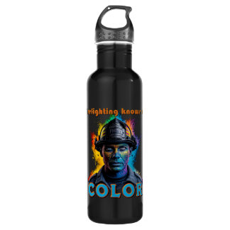 "Firefighting Knows No Color" 710 Ml Water Bottle