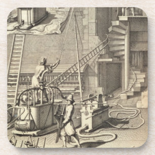 Firefighting Machinery, from a book on Firefightin Coaster