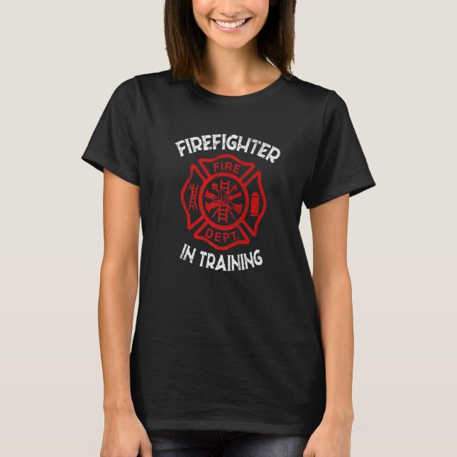 Firefighting Men Women Funny Fireman Firefighter I T-Shirt (Front)