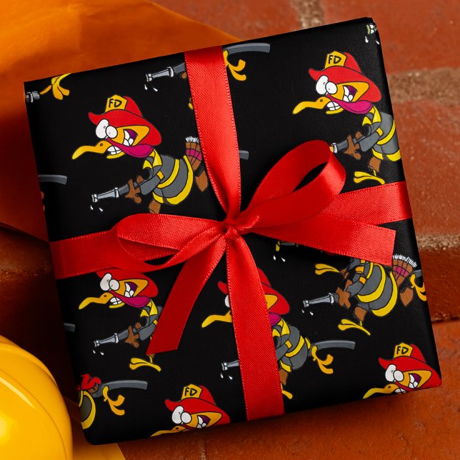 Firefighting Turkey Wrapping Paper (Creator Uploaded)