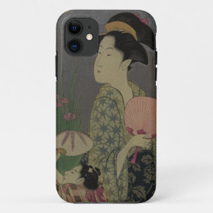 Fireflies, 1793 (colour woodcut) iPhone 11 case
