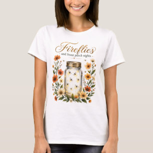 Fireflies and Front Porch Nights Cottagecore T-Shirt