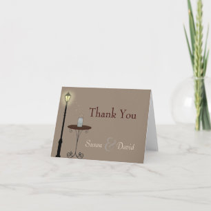 Fireflies and Mason Jar Thank You Note Card