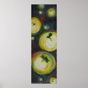 Fireflies at Night Fine Art Poster
