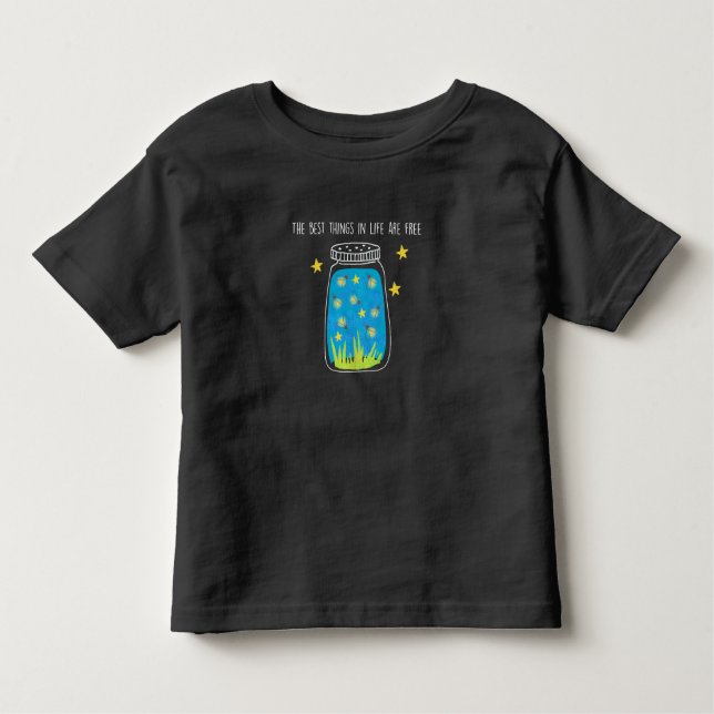 Fireflies at night toddler T-Shirt (Front)
