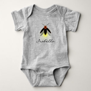 Fireflies baby bodysuit