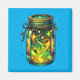 Fireflies Bugs In A Jar Firefly Lightning Insects Magnet