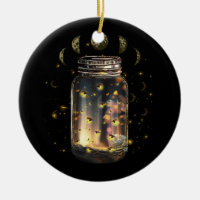 Fireflies Bugs In Jar Firefly Lightning Insects Gl