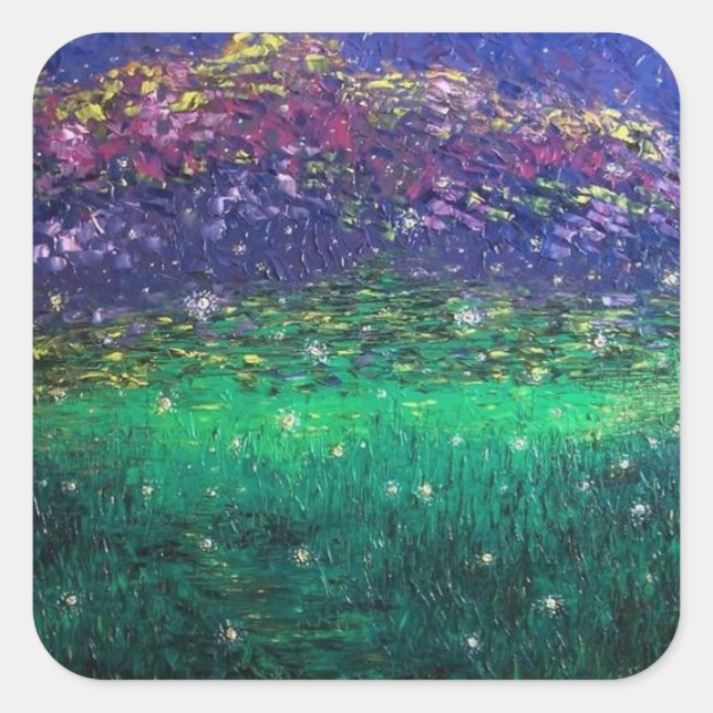 Fireflies Glow Bugs Original Firefly Art Sticker (Front)