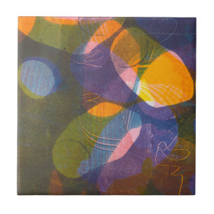 Fireflies I Ceramic Tile