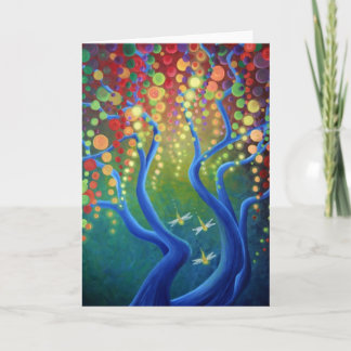 Fireflies in the Afterglow - art card - blank card