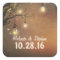 Fireflies mason jars tree branches wedding sticker