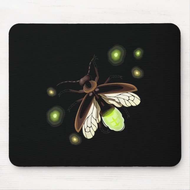 Fireflies Natural Camping Insect  Mouse Pad (Front)