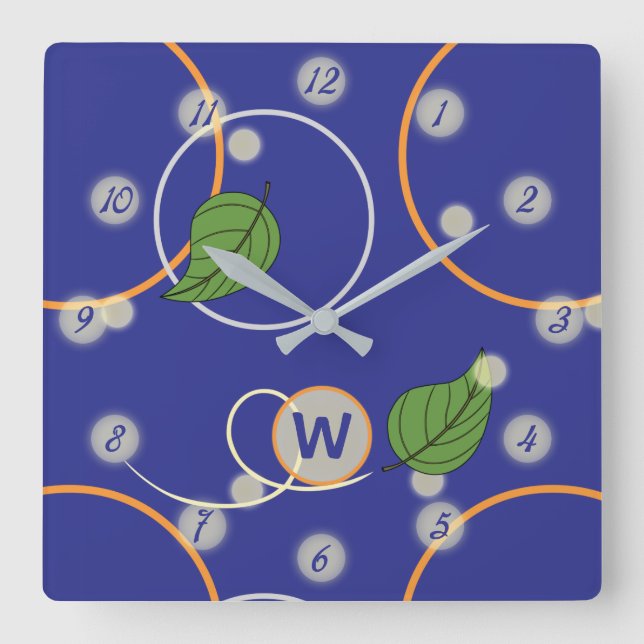 Fireflies Over Water Clock (Front)