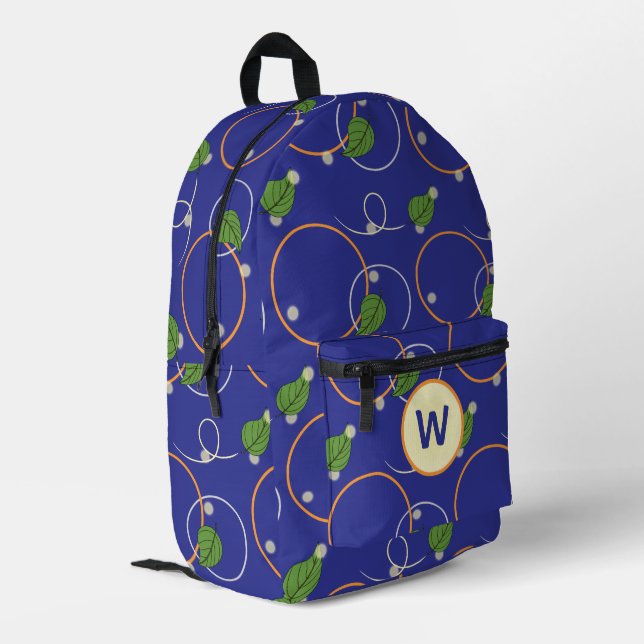 Fireflies Over Water Printed Backpack (Back Corner Left)