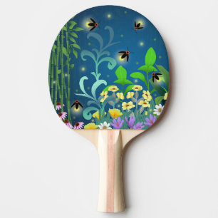 Fireflies Ping Pong Paddle