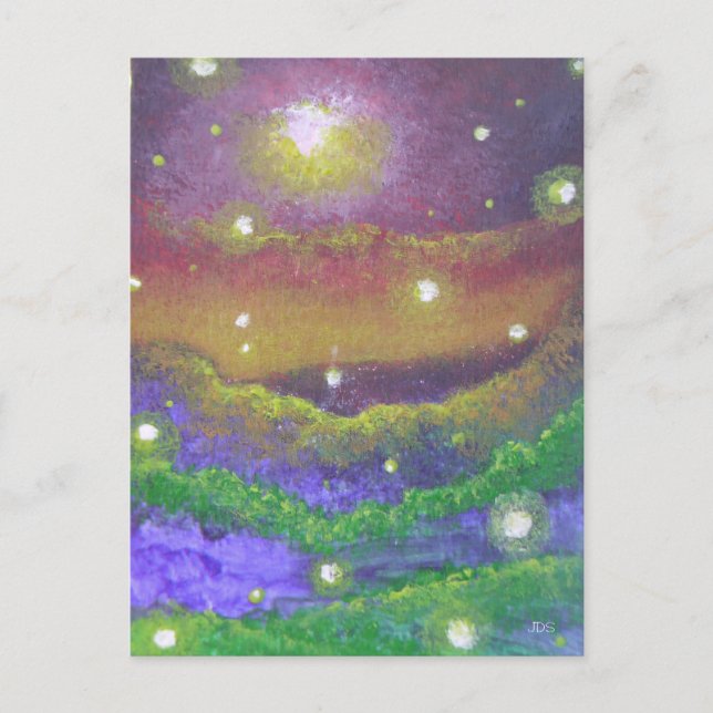 Fireflies Postcard (Front)