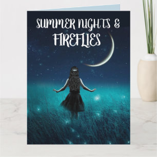 FIREFLIES SUMMER BIRTHDAY CARDS FOR HER